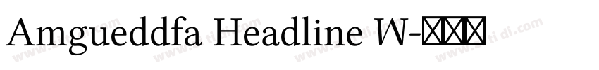 Amgueddfa Headline W字体转换
